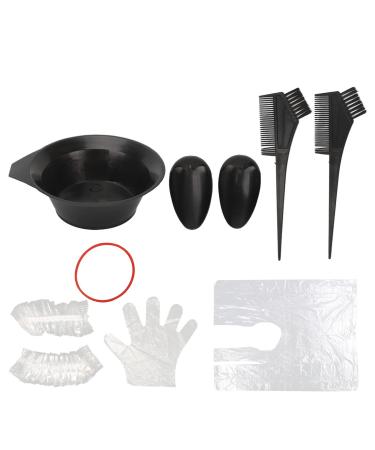 Professional Salon Hair Coloring Applicator Hair Dye Coloring Kit Hair Color Mixing Bowls Hair Household Tinting Bowl Soft Dye Brush Disposable Ear Cover Hair Coloring Dye Tools