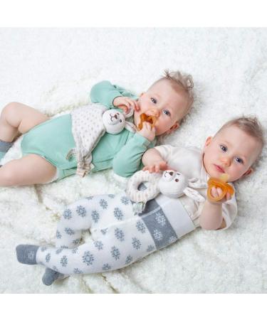 Gr npecht Organic Natural Rubber Pacifier - BPA Free Dye-Free Jaw-Friendly for 0-6 Months | Soft Shield | Size 1 - Brown - Buy Online on SooperMarket.com