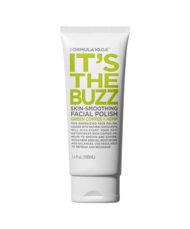 Formula 10.0.6 It's The Buzz Moisturizing Facial Polish (3.4 Fl. Oz.) Polishing Face Cleanser will Kick Start Your Day - Vegan Paraben-Free Sulfate-Free Dye-Free & Cruelty-Free