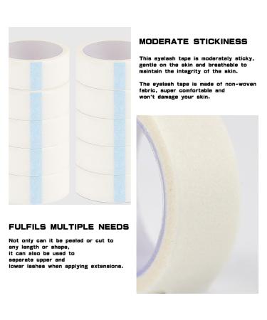 10 Rolls Eyelash Extension Tape - Medical Non-woven Breathable Adhesive for Eyelash Grafting & Beauty Supplies - International Shipping Available - Buy Online on SooperMarket.com