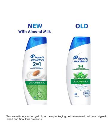 Buy Head & Shoulders Cool Menthol 2-in-1 Shampoo + Conditioner 180ml | International Shipping Available - Buy Online on SooperMarket.com