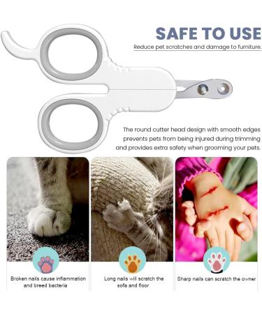 Otaive Claw Scissors for Cats & Dogs | Safety Stainless Steel Nail Clippers | Ideal for Puppies & Small Pets | Beginner-Friendly Pet Grooming Tools - Buy Online on SooperMarket.com