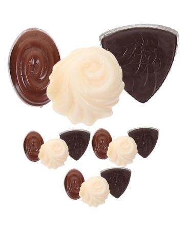 Vaguelly Artificial Chocolate Prop 12pcs Chocolate Decor Shop Display Prop Dessert Pvc Window Artificial Food Props