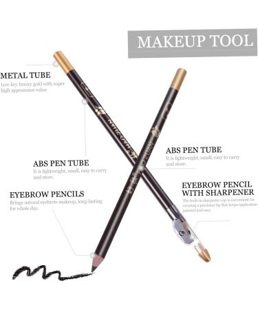 BELLIFFY 8pcs Black Pencils Pencil Makeup Eyebrow Pencils Sharpener Eyebrow Pencil Wooden 1 count (Pack of 1) Coffee - Buy Online on SooperMarket.com