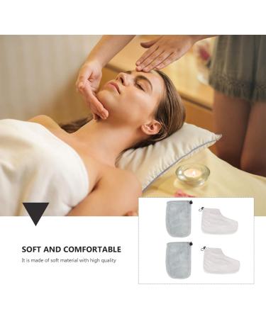 Beavorty 2 Pairs Gloves Wax Bath Foot Cover Paraffin Wax Booties Paraffin Treatments Cozies Hand and Foot Liners Wax Bath Mitts Disposable Foot Covers Paraffin Glove Short Boots Spa Grey - Buy Online on SooperMarket.com