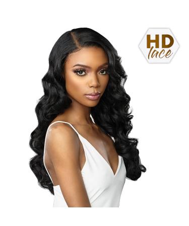 Sensationnel BUTTA Lace Wig 24 Loose Deep 1B - Extra Wide Natural Illusion Hairline, Preplucked Human Hair Blend - Buy Online on SooperMarket.com