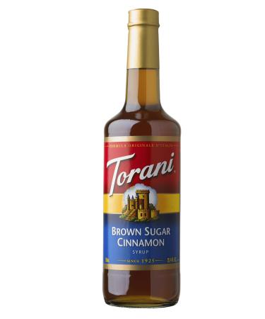 Torani Brown Sugar Cinnamon Syrup 750 ml - flavouring syrup for coffee tea soda cocktail etc.