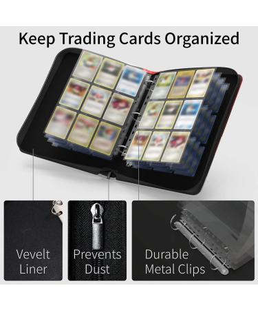 Rayvol Card Binder for Pokemon Cards - 720 Trading Card Collection Holder with Sleeves | Gifts for Young Collectors - 9 Pocket Binder for Kids 3-12 - Buy Online on SooperMarket.com