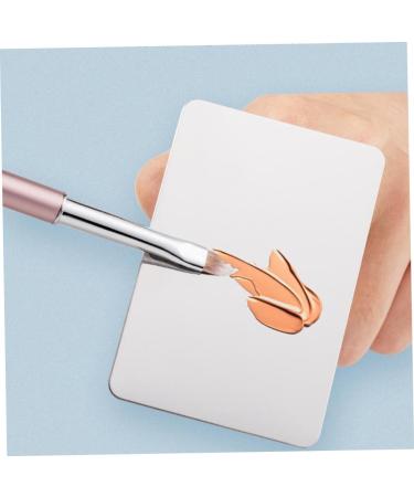 VILLCASE 3 Sets Ring Palette - Nail Art Display & Mixing Kit | Mini Stainless Steel Nail Accessories 7.6x5.1cm - Buy Online on SooperMarket.com