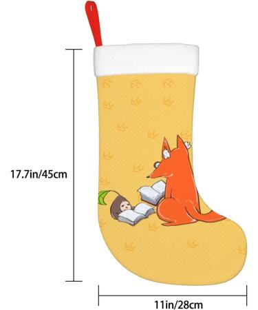 YYHHAOFA Sunflower Seeds and Foxes Picture Christmas Decorative Stockings : Soft Light and Tactile Suitable for Christmas Holiday Party - Buy Online on SooperMarket.com