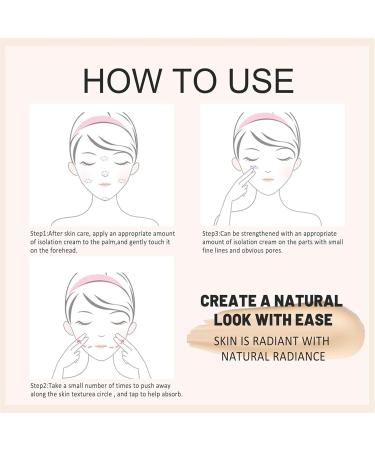 2 in 1 Foundation Anti-Wrinkle Concealer Heykomi 2 In 1 - Foundation Full Coverage Foundation Long Lasting Anti-Wrinkle Concealer for All Skins(03#Natural color 2pcs) - Buy Online on SooperMarket.com
