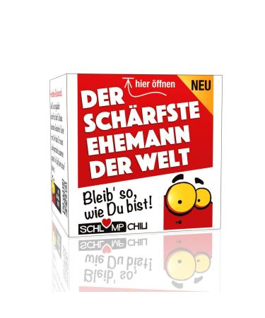 Schlump -Chili The sharpest husband in the world - a funny and original gift set for example for birthday Christmas Easter Father's Day Valentine's Day wedding day