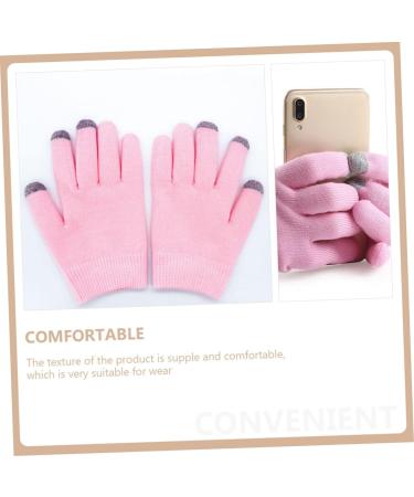 minkissy 10 Pairs Moisturizing Gloves Gels Hand Cover Moisturizing Gel Gloves for Dry Hands Cotton Gloves for Dry Hands Gels Gloves Skin Care Gloves Essential Oil Pink Lotion Polyester Miss - Buy Online on SooperMarket.com