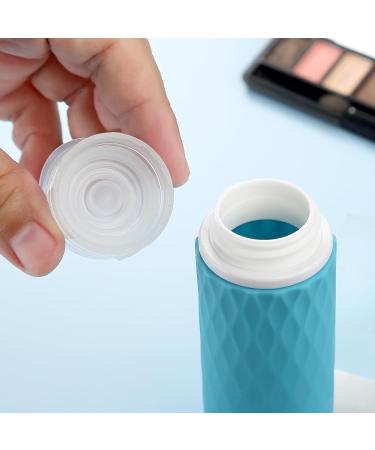 Gemice Travel Bottles for Toiletries CAA Approved 90ml Silicone Travel Bottles BPA Free Leak Proof Squeezable Travel Size Containers Travel Accessories for Shampoo Conditioner Lotion (4 Pack) Blue - Buy Online on SooperMarket.com