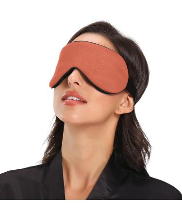 Haskirky Light Blocking Eye Mask Breathable and Adjustable Adult Men and Women Travel on Business Trips Yoga Meditation Light Smooth Comfortable Eye Mask Office Deep Sleep Goodies Pure Plain Brown - Buy Online on SooperMarket.com