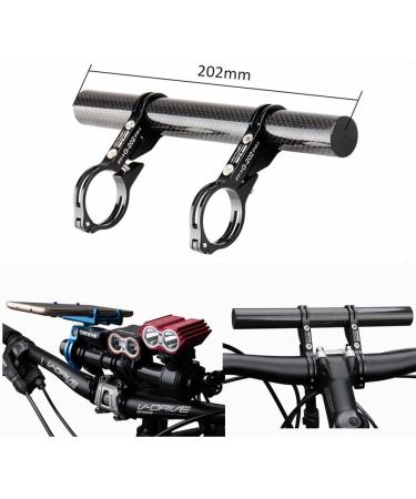 GUB 31.8MM Carbon Fiber Bike Handlebar Extender - Long Extension for Light, Computer, Phone Mount Bracket - Buy Online on SooperMarket.com