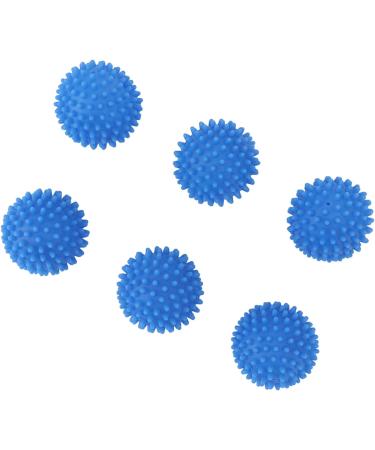 Eco Laundry Dryer Silicone Balls Silicone Laundry Dryer Reusable Balls Practical Reduce Drying Time Eliminate Wrinkles Reusable for Apartment (Blue 6 PCS) - Buy Online on SooperMarket.com