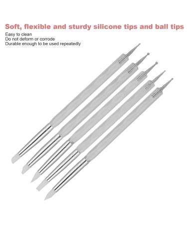 Buy Nail Painting Pen - Dual Ended Dotting Tool for Easy Nail Art | Perfect for Home & Salon Use (White) - Buy Online on SooperMarket.com