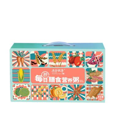 Chinese Yam Instant Breakfast Porridge Cereal Porridge Combo Gift Pack Plant Protein Vegan Morning Cereal Nutritional Energizing Health Breakfast (30 Day Nutritional Porridge (100g*30bags) 2box) 30 Day Nutritional Porridge (100g*30bags) 2box