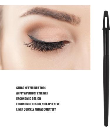 Silicone Eyeliner Guide Wand Ergonomic Design Eyeliner Applicator Tool with Comfortable Handle Reusable Eyeliner Brush with Waterproof Sweatproof Design Quickly Draw Eyeliner - Buy Online on SooperMarket.com