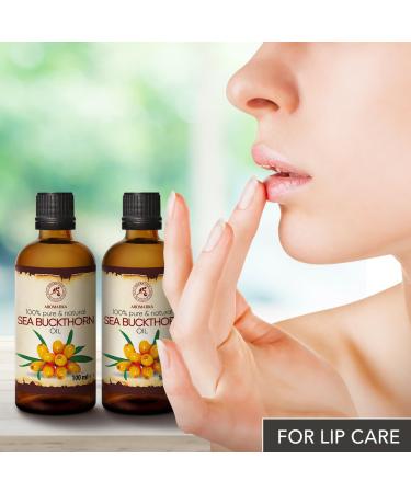 Pure Sea Buckthorn Oil 200ml - Cold-Pressed Sanddorn Oil for Skin & Body Care - Natural Hippophae Rhamnoides Carrier Oil - Buy Online on SooperMarket.com