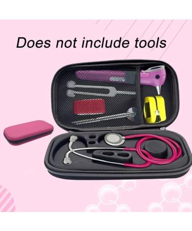 Stethoscope Carry Case | Hard Protective Storage Box Organizer | EVA Travel Bag for Doctors & Nurses (Pink - Buy Online on SooperMarket.com