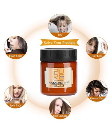 Magical Treatment Hair Mask 120ML - Advanced Molecular Hair Roots Treatment - Repairs Damage in 5 seconds - Keratin Hair and Scalp Treatment - 4.06 Fl Oz - Buy Online on SooperMarket.com