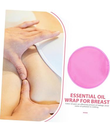 Shop TENDYCOCO 2Pcs Organic Castor Oil Breast Pads - Leakproof Nursing Mat for Comfortable Milk Support - Buy Online on SooperMarket.com