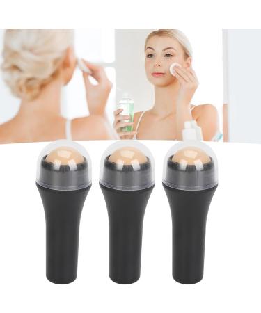 Oil Absorbing Volcanic Roller Oil Absorbing Roller Face Roller 3PCS Volcanic Stone Oil Absorbing Roller Oily Skin Control Portable Compact Reusable Facial Care Tool - Buy Online on SooperMarket.com