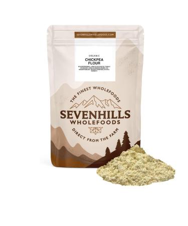 Sevenhills Wholefoods Organic Chickpea Flour 500g 500 g (Pack of 1)