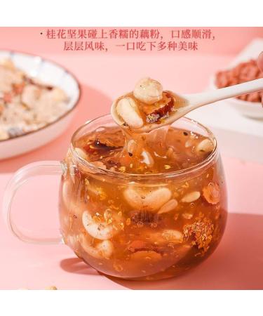Osmanthus Nut Lotus Root Starch Soup Instant Brewed Meal Replacement Porridge Brewed Nut Lotus Root Starch Soup Nutritious and Healthy Breakfast (5 Bags) Fruit 1 count (Pack of 1) - Buy Online on SooperMarket.com