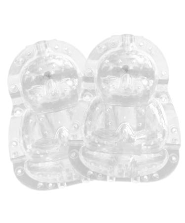 BRIGHTFUFU Plastic Fruit 2pcs Watermelon Tool Duddha Melon Tiny Growth Mold Tools Mould Buddha Adorable Shaping Transparent