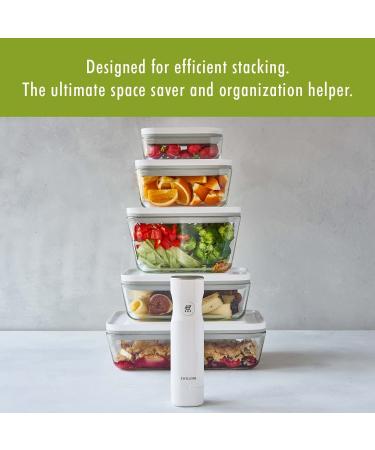 ZWILLING Fresh 3-Pc Glass Food Storage Containers - Meal Prep Assorted Sizes - Buy Online on SooperMarket.com