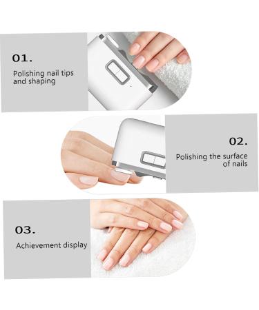 Electric Nail Clipper Automatic Nail Clipper Nail Trimmer Nail Polisher Nail Clippers for Baby Portable Nail File Fingernail Clipper for Baby Nail File with Light - Buy Online on SooperMarket.com