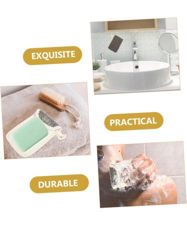 Baluue 16 Pcs Black Linen Soap Bag Soap Saver Soap Exfoliating Body Bar Soap Foaming Soap Foam Soap Flax - Buy Online on SooperMarket.com