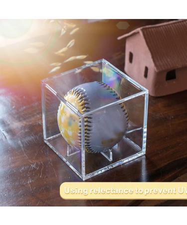 UV Protected Acrylic Baseball Display Case - Perfect for Autographed Memorabilia (1) - Buy Online on SooperMarket.com