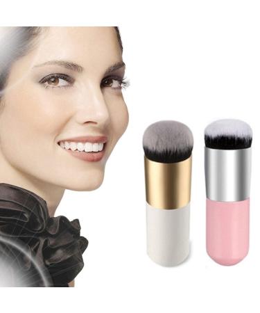 Buy Pink Large Round Buffer Foundation Makeup Brush - Short Wooden Handle for BB Cream - Health & Beauty Tools - Buy Online on SooperMarket.com