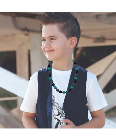Sensory Chew Necklace for Kids | 2 Pcs Silicone Fidget Teether for Autism ADHD SPD | Chewy Necklace for Boys & Girls to Reduce Anxiety - Buy Online on SooperMarket.com
