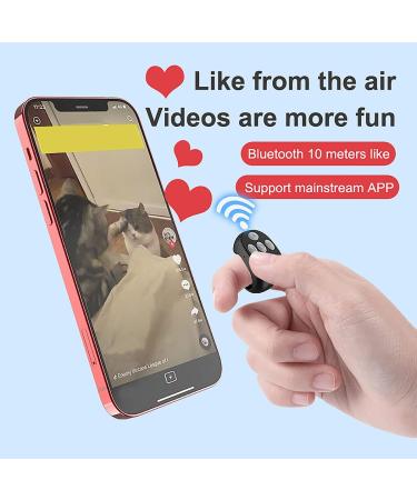 Bluetooth Remote Control Page Turner for iPhone Camera - TikTok Compatible & iOS/Android Devices - Buy Online on SooperMarket.com