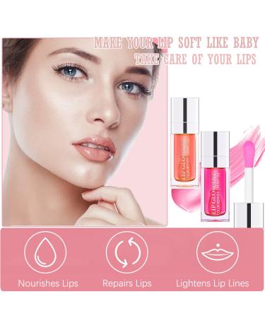 Aaiffey Hydrating Plumping Lip Glow Oil - Moisturizing Gloss for Lip Care (001+007) - Buy Online on SooperMarket.com