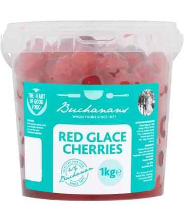Buchanan Dried Fruits (Glace Cherries 1kg Pack of 1) Glace Cherries 1kg Pack of 1