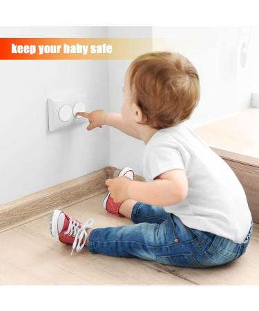 Child Safety Plug Socket Covers UK - 10 Socket + 4 Corner Protector Set - Buy Online on SooperMarket.com