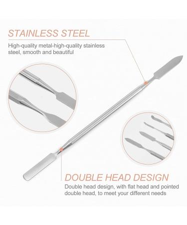 EXCEART 4Pcs Stainless Steel Makeup Spatula Tool Set for Cosmetics Mixing - Buy Online on SooperMarket.com