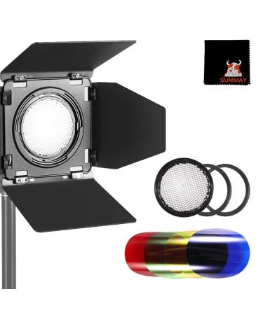 GODOX BD-08 Flash Accessories Kit for Godox AD400Pro Outdoor Flash (Honey Comb,Four-Wing Reflector and Four Color Filters) Godox AD400 Accessories (BD-08)