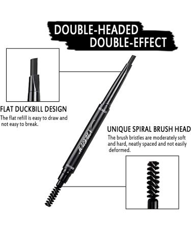 Beard Pen Beard Filler Pencil for Men - Waterproof & Sweat Proof Beard Styling Tool for Natural Fullness - Includes 2 Replacement Tips (Black) - Buy Online on SooperMarket.com