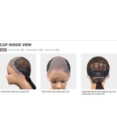 Sensationnel WHAT LACE 13x6 Wig - Cloud 9 Synthetic Hair Hand Tied Natural Preplucked Illusion Lace Front Wig - BRIELLE (1) Black - Buy Online on SooperMarket.com