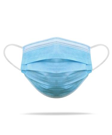 Medical IIR Standard EN14683 Certified 3-Layer Disposable Face Masks - Blue 50 Pack | BFE 98% Oral & Surgical Protection - Buy Online on SooperMarket.com