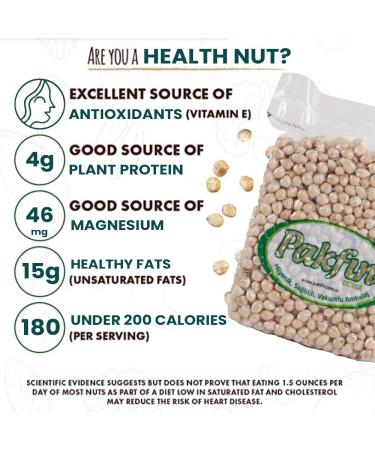 Pakfin Turkish Roasted Hazelnuts (Filberts) 1 LB - Unsalted | Gluten Free | Vegan | Non-GMO | Natural & Organic | JUMBO SIZE | Healthy Snack - Buy Online on SooperMarket.com