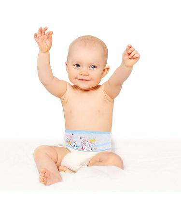 Ciieeo Baby Belly Button Band 4 Pcs - Cotton Infant Umbilical Cord Wrap for Newborns & Toddlers - Buy Online on SooperMarket.com