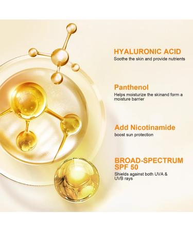 150ml Sunscreen Spf 50+ 150ml Sun Cream For High Sun Protection Invisible Fluid Suncream Very Water+Sweat Resistant Sunblock Brown Spot Reduction Face Sunscreen Sensitive Skin Sun Cream - Buy Online on SooperMarket.com